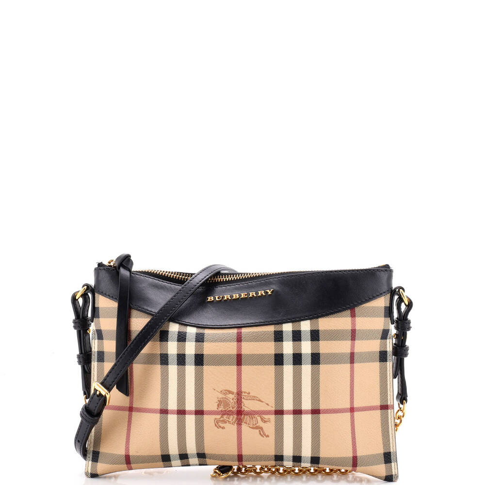 Burberry Peyton Crossbody Bag Haymarket #333446B66B